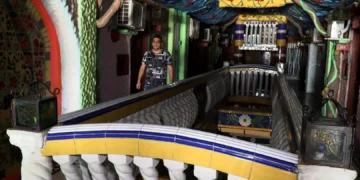 El templo “de hacer el amor”, uno de los moteles que hospeda a delegados de COP16 en Cali