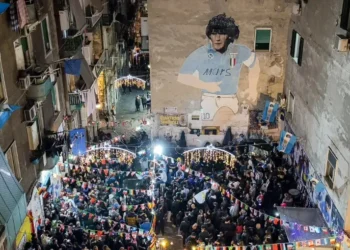 El santuario de Maradona en Nápoles, segundo lugar más visitado de Italia tras el Coliseo