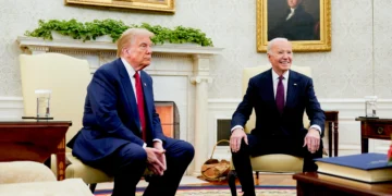 Trump dice que la política “es dura” y agradece a Biden la transición ordenada