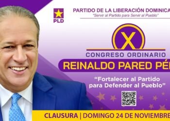 El PLD realiza este domingo la Plenaria de clausura del X Congreso Ordinario Reinaldo Pared Pérez