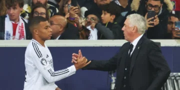 Ancelotti: «El problema no es de Mbappé, es del equipo»