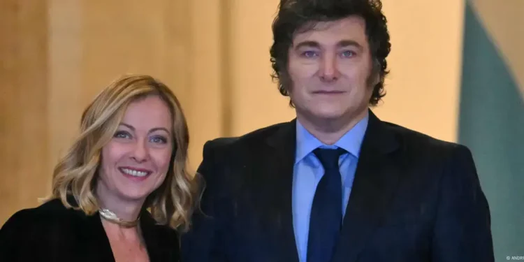 Italia concede la nacionalidad al presidente argentino Milei