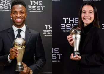 Vinícius Júnior y Aitana Bonmati, mejores jugadores del año de la FIFA