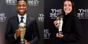 Vinícius Júnior y Aitana Bonmati, mejores jugadores del año de la FIFA