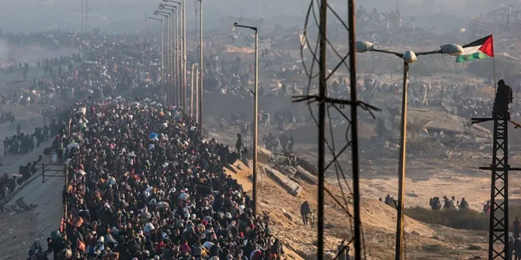 El Gobierno gazatí pide 135.000 tiendas de campaña urgentemente por la devastación del norte