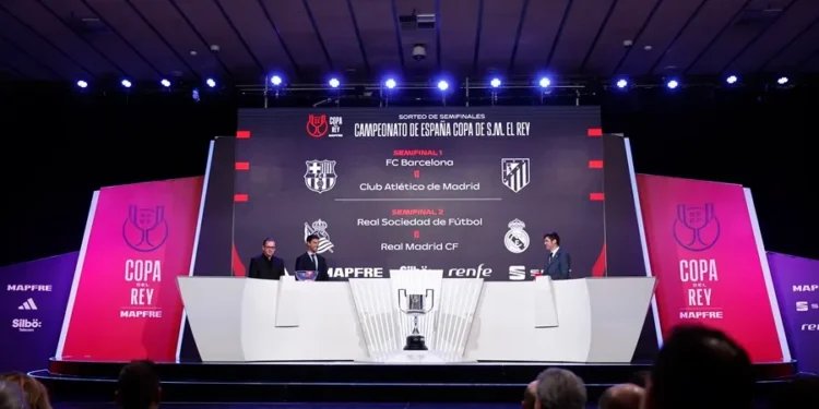 Copa del Rey: Barcelona-Atlético de Madrid y Real Sociedad-Real Madrid, semifinales