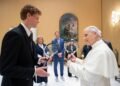León XIV recibió al tenista italiano y número uno del mundo, Jannik Sinner