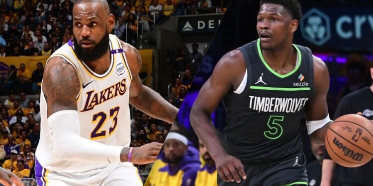 Los Timberwolves eliminan a los Lakers y avanzan a semifinales de conferencia