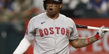 Devers está dejando que su bate hable por él