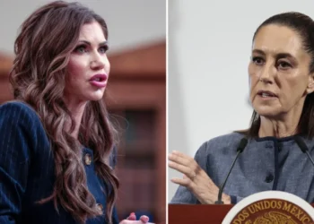 Secretaria de Seguridad de EE.UU acusa a Sheinbaum de alentar las protestas de Los Ángeles