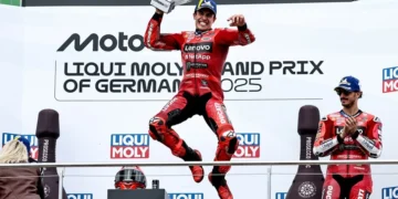 El español Marc Márquez se impone en Alemania