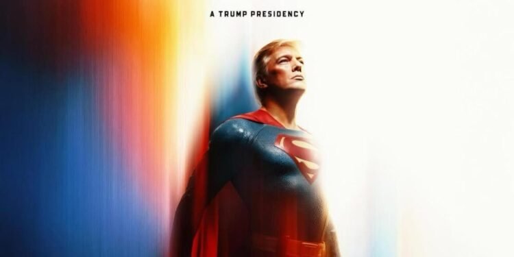 Símbolo de la esperanza: La Casa Blanca publica imagen de Trump como ‘Superman’ hecha con IA
