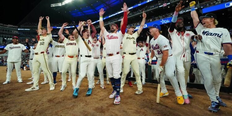 La Liga Nacional gana el Juego de Estrellas con un nuevo estilo Derby; Kyle Schwarber, MVP