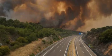 España: los incendios forestales consumen el noroeste y el oeste del país