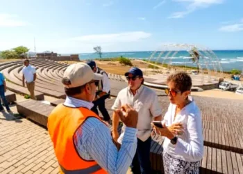 Por fin! Inician trabajos de reparación del Anfiteatro y Puntilla en el malecón de Puerto Plata