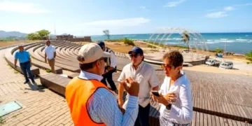 Por fin! Inician trabajos de reparación del Anfiteatro y Puntilla en el malecón de Puerto Plata