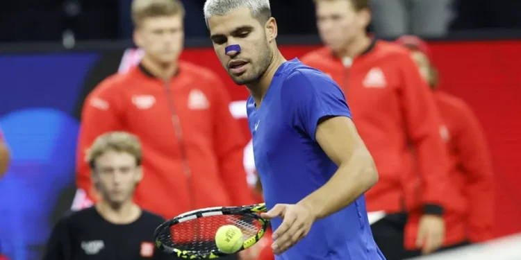 Copa Laver: Alcaraz destroza a Cerúndolo y mantiene con vida a Europa (9-12)