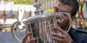 Carlos Alcaraz se tatuará la Estatua de la Libertad y el puente de Brooklyn