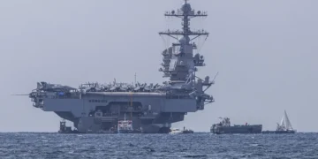 Estados Unidos despliega su mayor portaaviones en el Caribe en medio de la tensión con Venezuela