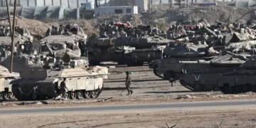 ¿Qué es la «línea amarilla» que estable la primera fase de la retirada de Israel en Gaza?