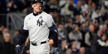 Aaron Judge sigue sin anillo de Serie Mundial mientras la sequía de títulos de los Yankees llega a 16 años
