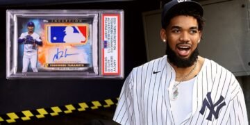 Karl-Anthony Towns sorprende con hallazgo de tarjeta “1-de-1” de Yamamoto vendida por US$72,000