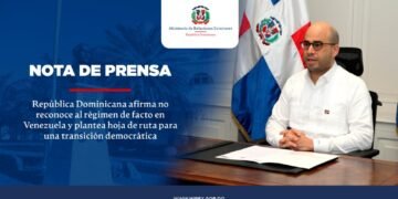 República Dominicana afirma no reconoce al régimen de facto en Venezuela y plantea hoja de ruta para una transición democrática