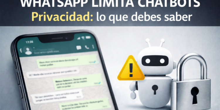 WhatsApp limitará chatbots “no oficiales”: qué cambia y cómo proteger tu privacidad