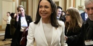 Líder opositora Machado dice que cuentan con Trump para la «libertad» de Venezuela