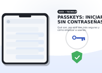 PASSKEYS: cómo iniciar sesión sin contraseñas y proteger tus cuentas