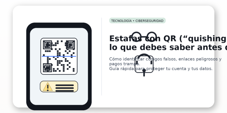 Estafas con QR (“quishing”): lo que debes saber antes de escanear