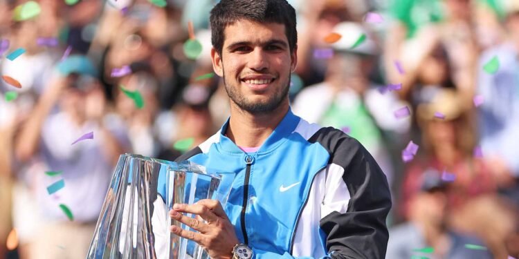 Alcaraz busca en Indian Wells su primer triplete en un torneo de la ATP