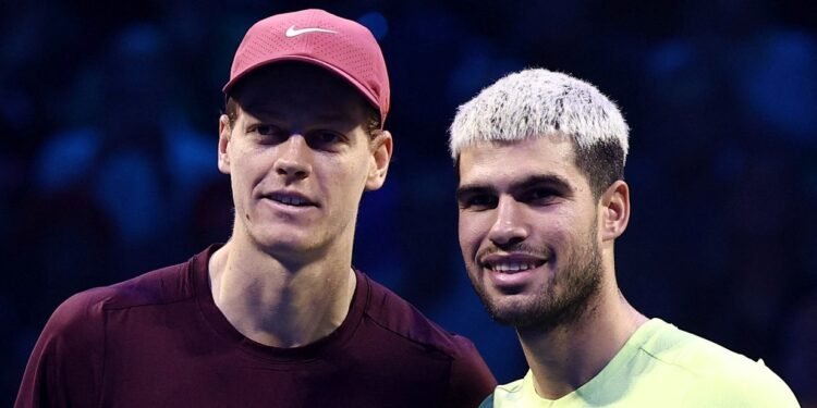 Carlos Alcaraz y Jannik Sinner, reyes del circuito ATP: el impactante número que explica su dominio en cada torneo