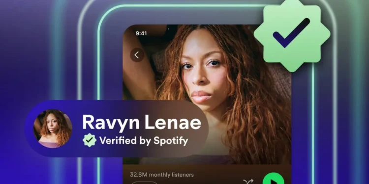 Spotify añade insignias de artista verificado