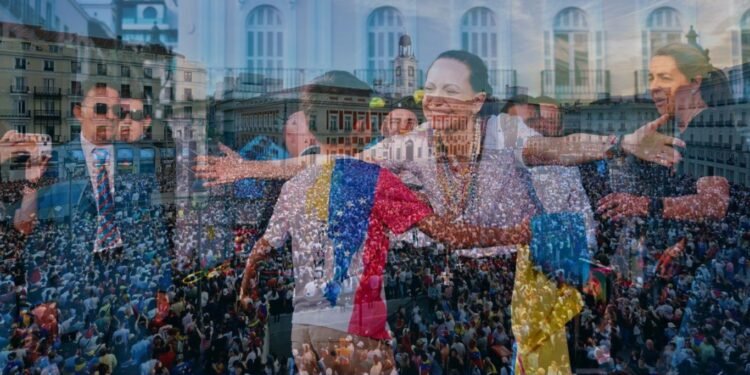 Discurso completo de María Corina Machado en Madrid el 18 de abril de 2026.