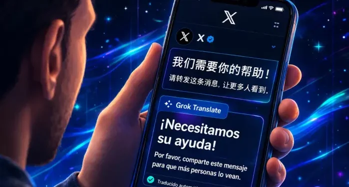 Grok rompe la barrera del idioma: ahora traduce automáticamente en X