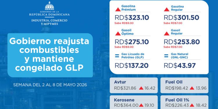Gobierno reajusta combustibles y mantiene congelado el GL