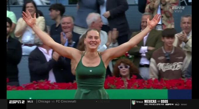 La ucraniana Marta Kostyuk se corona en Madrid