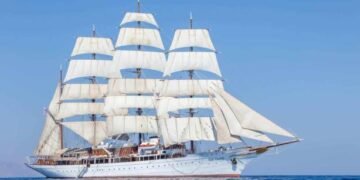 Sea Cloud, el otrora yate Angelita que aún surca los mares casi un siglo después de construido