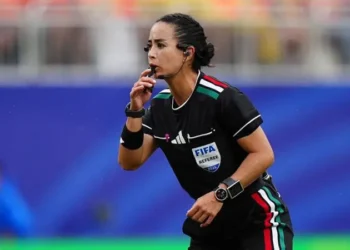 Katia Itzel García, la primera árbitra de América Latina en dirigir en un partido del Mundial masculino