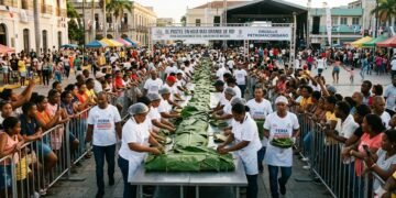 San Pedro de Macorís prepara el pastel en hoja más grande del país durante su Feria Gastronómica 2026