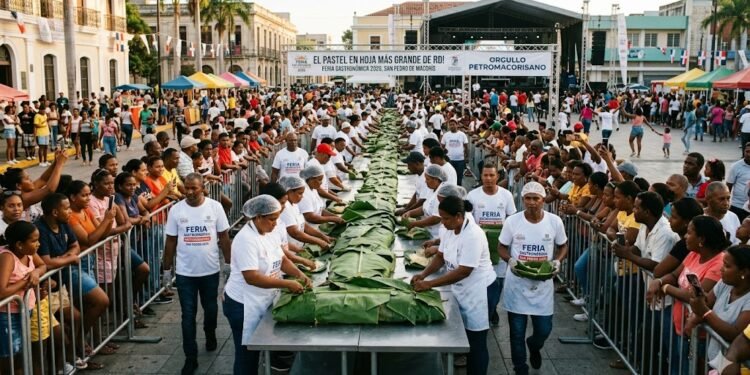San Pedro de Macorís prepara el pastel en hoja más grande del país durante su Feria Gastronómica 2026