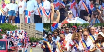 Miles participaron en el desfile dominicano del Bronx, N. York