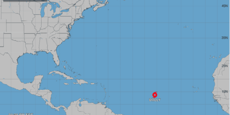 Dolly pone en alerta al Caribe; República Dominicana podría recibir lluvias desde el fin de semana