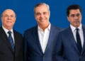 Presidente Abinader, Hipólito Mejía y David Collado materializan consenso en el PRM
