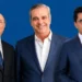Presidente Abinader, Hipólito Mejía y David Collado materializan consenso en el PRM