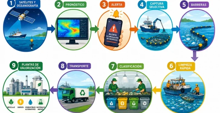 Del barco recolector al biochar: lo que realmente sirve frente el sargazo