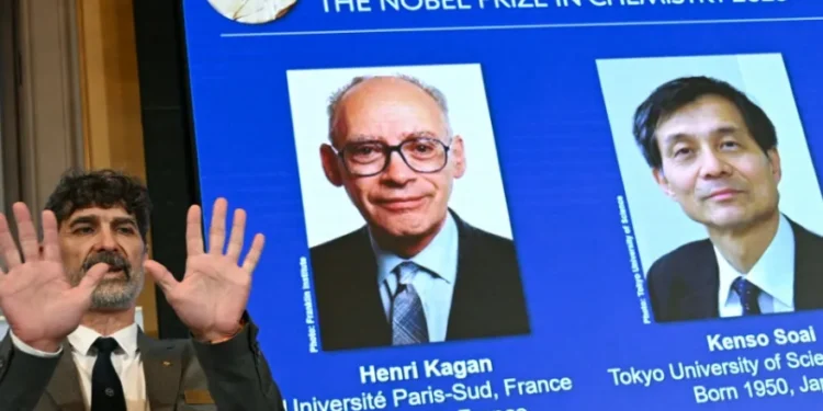 El Nobel de Química premia un descubrimiento clave para fabricar fármacos