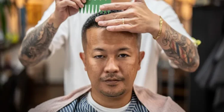 La barbería, al servicio de la imagen de los yakuza japoneses