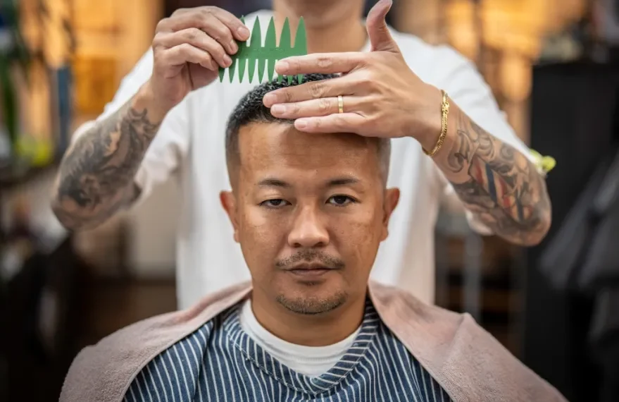 La barbería, al servicio de la imagen de los yakuza japoneses